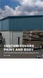 Mobile Screenshot of customcolorspaintandbody.com